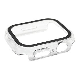ラスタバナナ Apple Watch series8/7[45mm]用ガラス+PC一体型 防水ケース クリア GHB4629AW45 [GHB4629AW45]