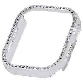 エレコム Apple Watch Series 10(42mm)用ハードバンパー ストーン付 &me クリア AW-24BBPPJCR [AW24BBPPJCR]