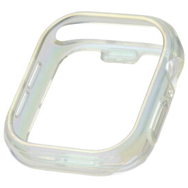 エレコム Apple Watch Series 10(42mm)用ソフトバンパー &me オーロラクリア AW-24BBPUACR [AW24BBPUACR]