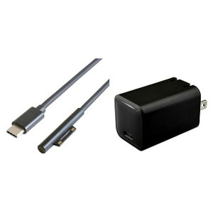 I�EO�f�[�^ �}���[�d�Ή� Surface�p�P�[�u��&�[�d��Z�b�g SET-GP-ACC65-TCS65/B [SETGPACC65TCS65B]�yARMP�z