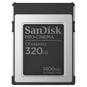 TfBXN PRO CINEMA CFexpress Type B J[h 320GB SDCFEC-320G-JN4NN [SDCFEC320GJN4NN]