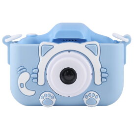 TO−PLAN キッズカメラ ねこ ブルー TKSWI-003B [TKSWI003B]