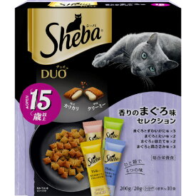 マースジャパンリミテッド シーバ デュオ 15歳以上 香りのまぐろ味セレクション(200g) シ-バデユオ15サイカオリマグロS200G [シ-バデユオ15サイカオリマグロS200G]