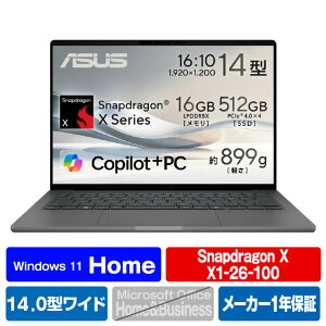 ASUS m[gp\R Zenbook SORA ACXhO[ UX3407QA-PU16548GR [UX3407QAPU16548GR]yRNHzySPSPz