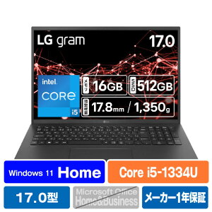 LG Electronics Japan m[gp\R LG gram 17Z90RU-GA55J [17Z90RUGA55J]yRNHz