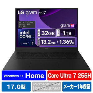 LG Electronics Japan m[gp\R LG gram Pro 17 IuVfBAubN 17Z90TP-GD88J [17Z90TPGD88J]yRNHzyOCTPz