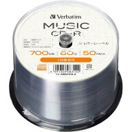 Verbatim 音楽用CD-R 80分 シルバーレーベル 50枚入り AR80F50L-A [AR80F50LA]
