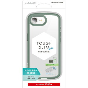 GR iPhone 16epTOUGH SLIM LITE P[X t[J[ VL[NA ^XebJ[t O[ PM-A25STSLFCSGN [PMA25STSLFCSGN]