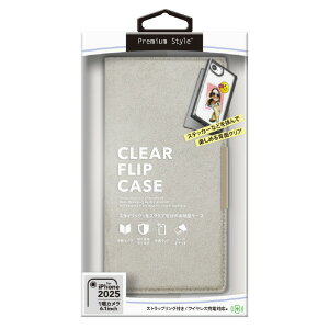 PGA iPhone 16epNAtbvP[X XG[h O[ PG-25KCF04GY [PG25KCF04GY]