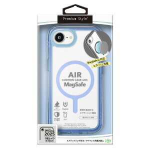 PGA iPhone 16epMagSafeΉ GANbVP[X lIu[ PG-25KMA07BL [PG25KMA07BL]