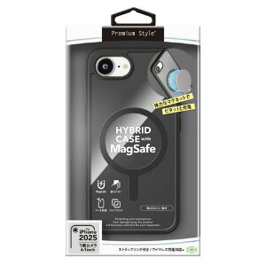 PGA iPhone 16e�pMagSafe�Ή� �n�C�u���b�h�P�[�X �N���A�u���b�N PG-25KMH01BK [PG25KMH01BK]