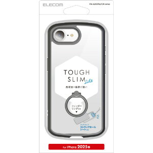 GR iPhone 16epTOUGH SLIM LITE P[X t[J[ Ot ubN PM-A25STSLFCRBK [PMA25STSLFCRBK]