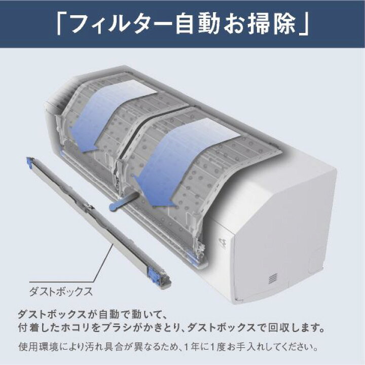 楽天市場】【標準設置工事費込み】ダイキン 6畳向け 自動お掃除付き 