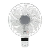 シィー・ネット DCモーター搭載・リモコン式壁掛け扇風機 CKDF308WH [CKDF308WH]
