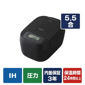 パナソニック 可変圧力IH炊飯ジャー(5．5合炊き) ブラック SR-N310D-K [SRN310DK]【RNH】