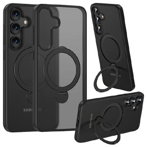 ���X�^�o�i�i Galaxy S25�pZEROSAFE SHAFT ���C�����X�[�d�Ή� 360°��]�X�^���h�P�[�X �t���X�g�u���b�N 8748GS25ZSFSBK [8748GS25ZSFSBK]