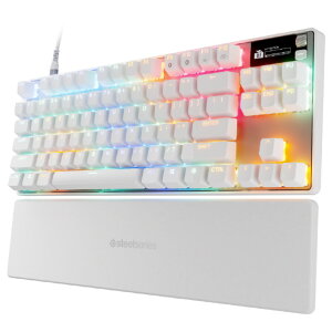 SteelSeries �Q�[�~���O�L�[�{�[�h Apex Pro TKL Gen 3 White US 64898 [64898]