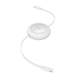 BASEUS Free2Pull 莮 USB-CP[u 100W 1D5m Moon White P10364500213-01 [P1036450021301]ySPSPz