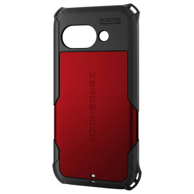 エレコム Google Pixel 9a用ZEROSHOCK ケース レッド PM-P251ZERORD [PMP251ZERORD]【AUMP】