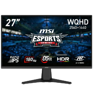 MSI 27�^�t���f�B�X�v���C MAG �u���b�N MAG-275QF [MAG275QF]