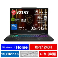 MSI ノートパソコン オリジナル Cyborg 15 B2RW オデッセイグレイ&スケルトン CYBORG15B2RWFKG-0335JP [C…