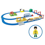 タカラトミー プラレール 情景いっぱい!トミカと遊べる!アクションタウンセット Pレ-ルトミカトアソベル…