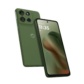 MOTOROLA SIMフリースマートフォン moto g66j 5G ディルグリーン PB810000JP [PB810000JP]