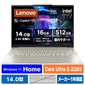 m{ m[gp\R Lenovo Yoga Slim 7i Aura Edition Gen 10 V[VF 83JX004XJP [83JX004XJP]yRNHz