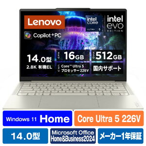 m{ m[gp\R Lenovo Yoga Slim 7i Aura Edition Gen 10 V[VF 83JX004YJP [83JX004YJP]yRNHzySPSPz