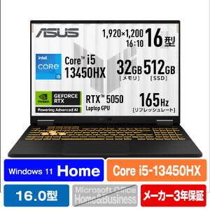 ASUS m[gp\R e angle select ASUS TUF Gaming F16 FX608JH CF[K[O[ FX608JH-I5R5050E5 [FX608JHI5R5050E5]yRNHz