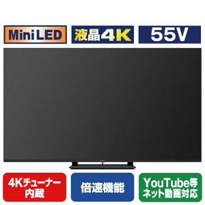 �p�i�\�j�b�N 55V�^4K�`���[�i�[����4K�Ή��t���e���r VIERA TV-55W95B [TV55W95B]�yRNH�z