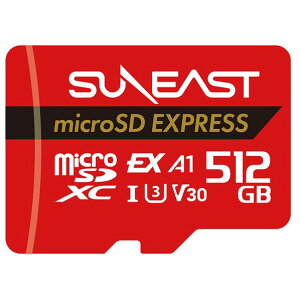 SUNEAST őǍxF890MB/ső发x810MB/s microSD Express Card SE-MSE512G20P1F [SEMSE512G20P1F]