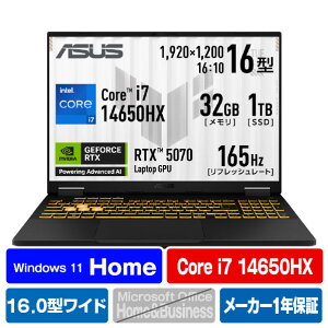 ASUS m[gp\R ASUS TUF Gaming F16 CF[K[O[ FX608JPR-I7R5070 [FX608JPRI7R5070]yRNHz