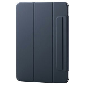 エレコム iPad(A16) フラップケース 超薄型 マグネット着脱 スリープ対応 ネイビー TB-A25RWVPF2NV [TBA25RWVPF2NV]