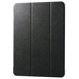 エレコム 13インチiPad Air(M3/M2) フラップケース 薄型軽量 背面クリア 2アングル ブラック TB-A25XWVBK [TBA25XWVBK]