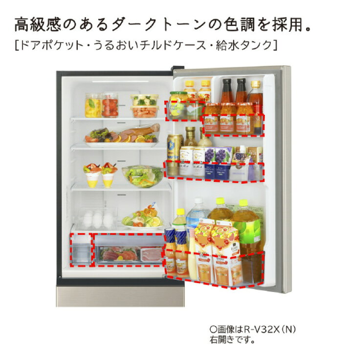 楽天市場】日立 【右開き】315L 3ドア冷蔵庫 グラファイトシルバー 