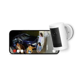 Amazon Ring Outdoor Cam Plus Battery (リング アウトドアカム プラス バッテリーモデル) ホワイト B0D4RM82BN [B0D4RM82BN]