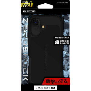 �G���R�� iPhone 17�pZEROSHOCK �P�[�X �u���b�N PM-A25AZEROBK [PMA25AZEROBK]