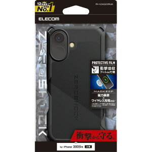 �G���R�� iPhone 17�pZEROSHOCK �P�[�X MAGKEEP �u���b�N PM-A25AZEROMGBK [PMA25AZEROMGBK]