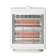YUASA 電気ストーブ ホワイト YKT-D800G(W) [YKTD800GW]
