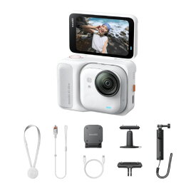 insta360 GO Ultra 4K ウェアラブルカメラ クリエイターバンドル アークティックホワイト CINSABEA-GOULTRA05 [CINSABEAGOULTRA05]