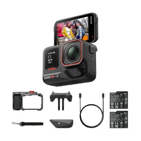 insta360 Ace Pro 2 ストリート撮影キット (デュアルバッテリー:ストーン・グレー) ミッドナイトブラック CINSBBGA-ACEPRO242 [CINSBBGAACEPRO242]