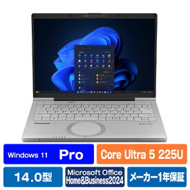 パナソニック インテル12コアCPU Core Ultra プロセッサー搭載したレッツノート Let's note CF-FC6ADMCR [CFFC6ADMCR]【RNH】