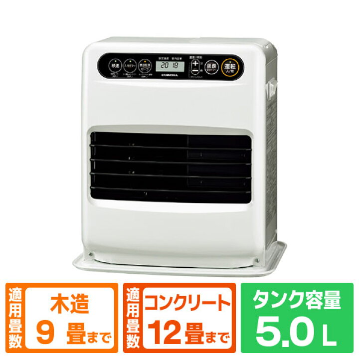 楽天市場】コロナ 石油ファンヒーター S32タイプ (WM)マットホワイト 