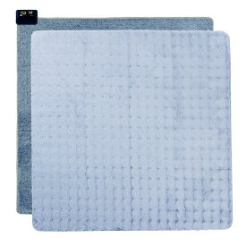 広電 電気カーペット 2畳 カバーセット グレイ／無地 VWU201HHMF [VWU201HHMF]