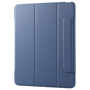 �G���R�� 13�C���`iPad Air(M3/M2)�p�t���b�v�P�[�X ���^�y�� �J���[�G�b�W �w�ʃN���A �u���[�O���[ TB-A25XWVFCBG [TBA25XWVFCBG]�yJSPM�z