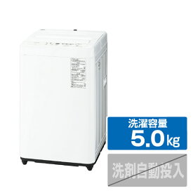 パナソニック 全自動洗濯機 洗濯・脱水容量5kg オリジナル ホワイト NA-F5BE5-W [NAF5BE5W]【RNH】