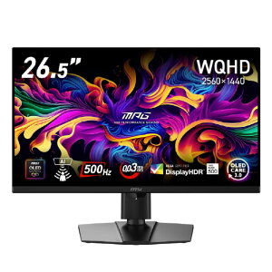 MSI 26�D5�^�t���f�B�X�v���C �� MPG-271QR-QD-OLED-X50 [MPG271QRQDOLEDX50]