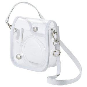 �G���R�� instax mini 12�p(�`�F�L) �J�����P�[�X/�N���A/�z���C�g �N���A/�z���C�g IC-CCM12WH [ICCCM12WH]