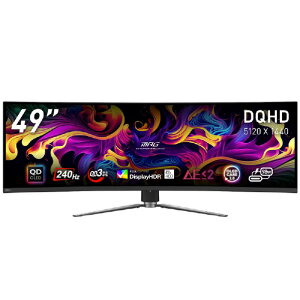 MSI MPG 491CQPX QD-OLED �t���f�B�X�v���C �� MPG-491CQPX-QD-OLED [MPG491CQPXQDOLED]